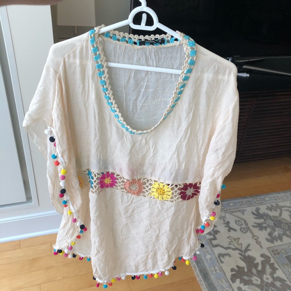 Embroidered and Crochet Tunic & Cover Up